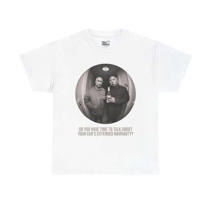 Photo Circle Tee — Vintage Fisheye Friends Portrait T‑Shirt