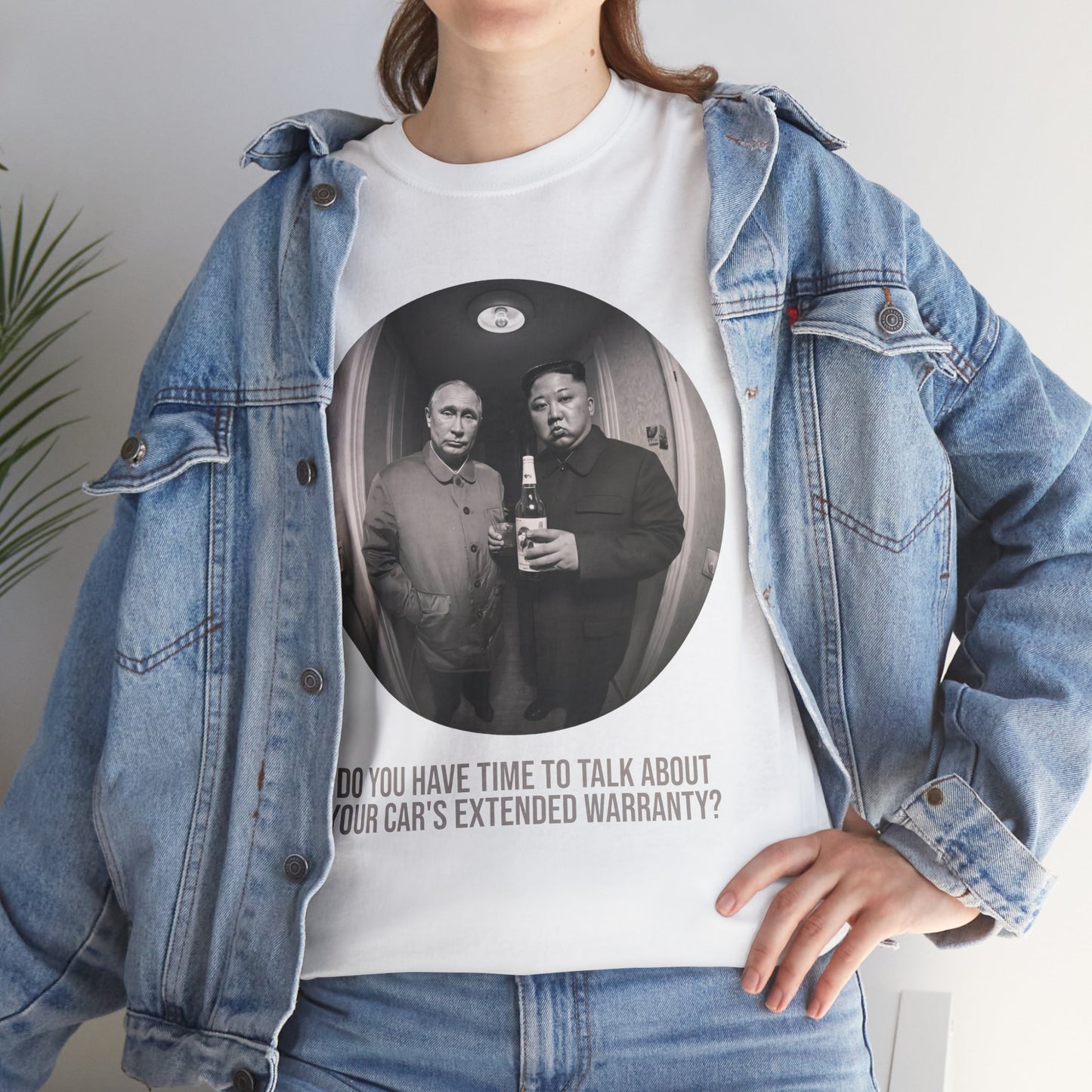 Photo Circle Tee — Vintage Fisheye Friends Portrait T‑Shirt